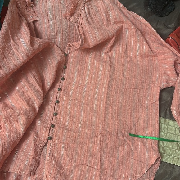 Anthropologie Pilcro Tavi Button Down Shirt VGUC - Picture 10 of 11